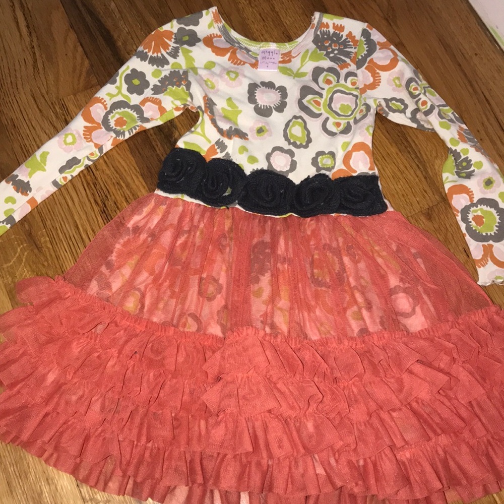 Giggle moon orange dress